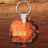 ウィンドウライト抽象芸術アートキーチェーン キーホルダー (正面)