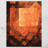 ウィンドウライト抽象芸術アートフライヤー チラシ (正面)