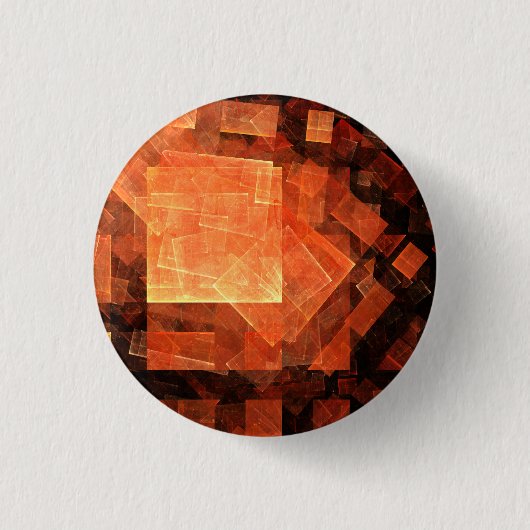 ウィンドウライト抽象芸術アートボタン(丸) 缶バッジ (正面)
