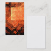 ウィンドウライト抽象芸術アート名刺 名刺 (正面/裏面)