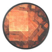 ウィンドウライト抽象芸術アート アイスホッケーパック (正面)