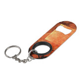 ウィンドウライト抽象芸術アート キーホルダー栓抜き (正面アングル)