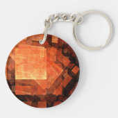 ウィンドウライト抽象芸術アート キーホルダー (裏面)