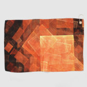 ウィンドウライト抽象芸術アート ゴルフタオル (横)