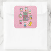 ウィンドウヴィンテージアート スクエアシール (バッグ)