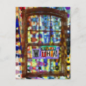 ウィンドウ内でメディアの混在コラージュを探索 ポストカード (正面)