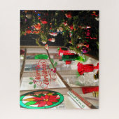 ウィンドウ内のおばあちゃんツリーのためのクリスマスプレゼントDIY ジグソーパズル (縦)