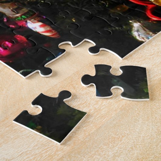 ウィンドウ内のおばあちゃんツリーのためのクリスマスプレゼントDIY ジグソーパズル (側面)