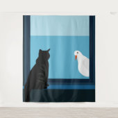 ウィンドウ内のゲスト タペストリー (正面)