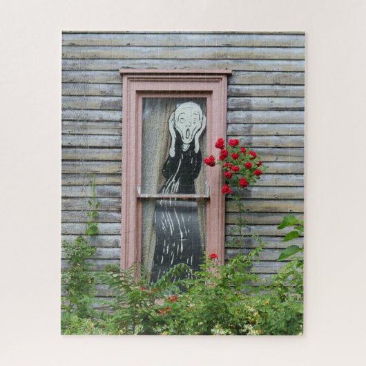 ウィンドウ内の悲鳴16 x 20 ジグソーパズル (縦)