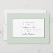 ウィンドウ内の植物の新しいアドレス通知 案内状 (裏面)