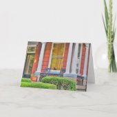 ウィンドウ内の猫 カード (正面)