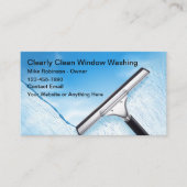 ウィンドウ最高の洗浄サービス 名刺 (正面)