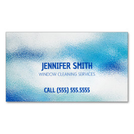 ウィンドウ洗浄 マグネット名刺