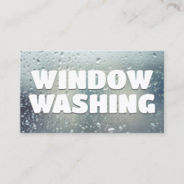 ウィンドウ洗浄 名刺