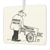 ウィンドウ清掃用カート付きウィンドウクリーナー カーエアーフレッシュナー (左)