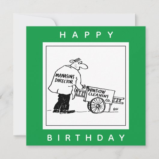 ウィンドウ清掃用カート付きウィンドウクリーナー カード (正面)