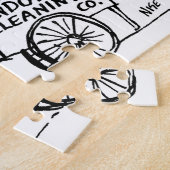 ウィンドウ清掃用カート付きウィンドウクリーナー ジグソーパズル (側面)