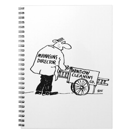 ウィンドウ清掃用カート付きウィンドウクリーナー ノートブック (正面)