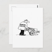 ウィンドウ清掃用カート付きウィンドウクリーナー ポストカード (正面/裏面)