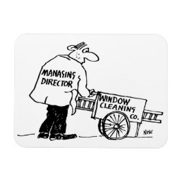 ウィンドウ清掃用カート付きウィンドウクリーナー マグネット