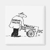 ウィンドウ清掃用カート付きウィンドウクリーナー マグネット (正面)