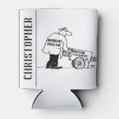 ウィンドウ清掃用カート付きウィンドウクリーナー 缶クーラー (正面)