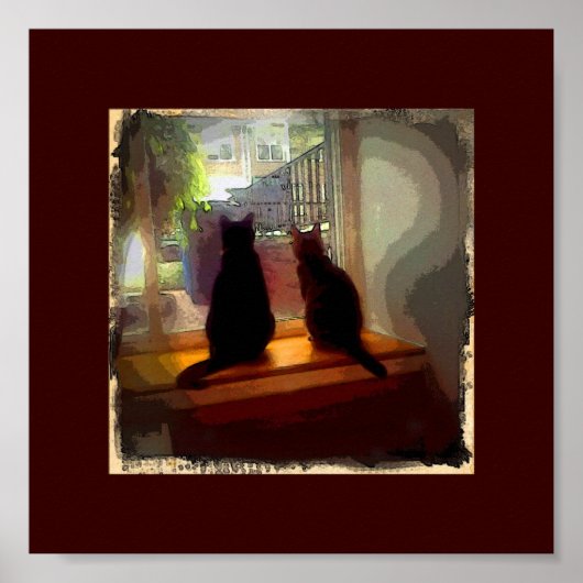 ウィンドウ猫ちゃんCB ポスター (正面)