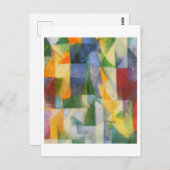 ウィンドウ絵を描ズbyロバート・ドローネー ポストカード (正面/裏面)