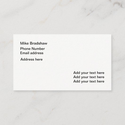 ウィンドウ車のの着色 名刺 (裏面)