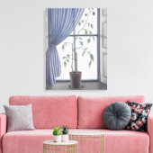 ウィンドウ2003にプラント キャンバスプリント (インサイチュ (リビング))