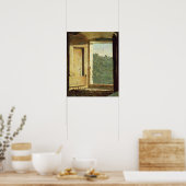 ウィンドウ(キャンバス上の油) ポスター (キッチン)