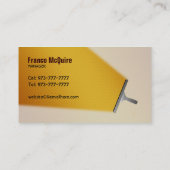 ウィンドウ・クリーナの名刺 名刺 (裏面)