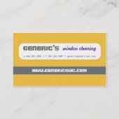 ウィンドウ・クリーナSillouette 名刺 (裏面)