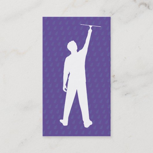 ウィンドウ・クリーナSillouette 名刺 (正面)