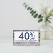 ウィンドウ·クーポン·カード 割引カード (スタンド正面)