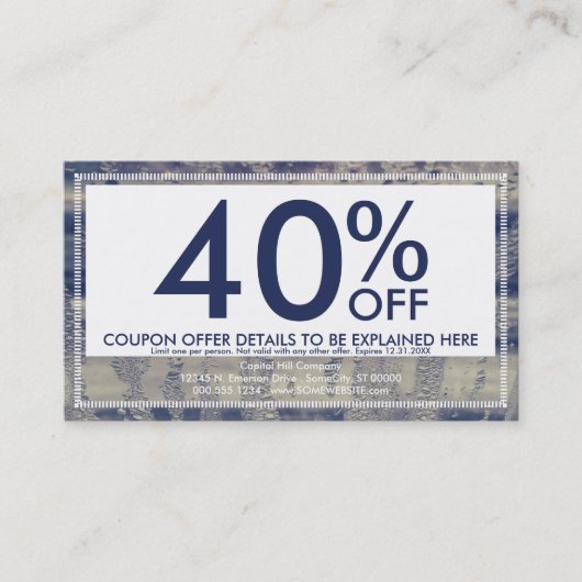 ウィンドウ·クーポン·カード 割引カード