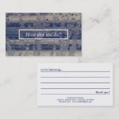 ウィンドウ・コメント・カード 名刺 (正面/裏面)