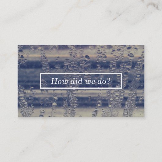 ウィンドウ・コメント・カード 名刺 (正面)