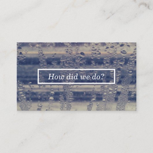 ウィンドウ・コメント・カード 名刺 (正面)