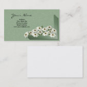 ウィンドウ・ボックスのデイジーの名刺 名刺 (正面/裏面)