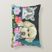 ウィンドウ・ボックスは枕、綿をかわいがります アクセントクッション (正面(垂直))