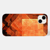 ウィンドウ ライト モダン幾何学的な四角形抽象アート Case-Mate iPhoneケース (裏面 (横))