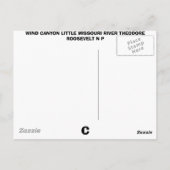 ウィンドキャニオン ポストカード (裏面)