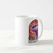 ウィンドケーブナショナルパークサウスダコタヴィンテージ コーヒーマグカップ (正面右)