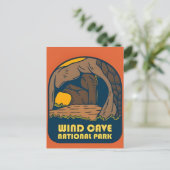 ウィンドケーブナショナルパークサウスダコタヴィンテージ ポストカード (スタンド正面)