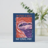 ウィンドケーブナショナルパークサウスダコタ動揺してー ポストカード (スタンド正面)