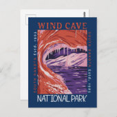 ウィンドケーブナショナルパークサウスダコタ動揺してー ポストカード (正面/裏面)