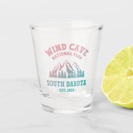 ウィンドケーブナショナルパークサウスダコタ ショットグラス