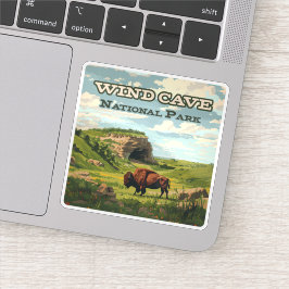 ウィンドケーブナショナルパークバイソンサウスダコタ シール